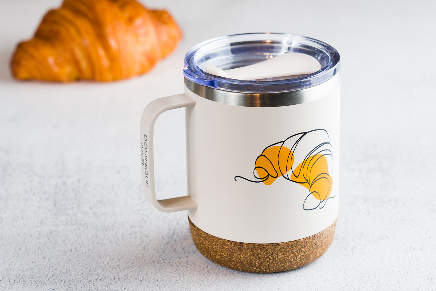 Croissant Thermal Travel Mug