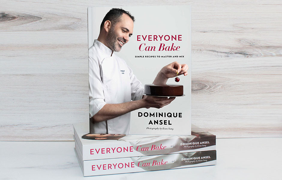Dominique Ansel Everyone Can Bake cookbook autographed
