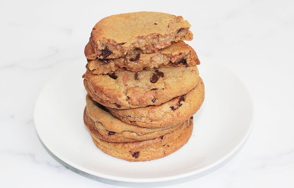 Dominique Ansel Bakery Chocolate Chunk Cookies on a plate
