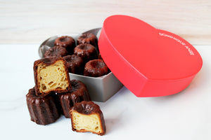 9pc Cannelé de Bordeaux Heart Gift Box