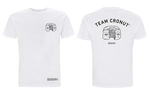 Front and back of DA Team Cronut T-shirt