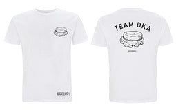 Front and back of Team DKA T-Shirt